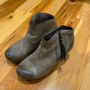 Gray Dansko Wedge Booties
